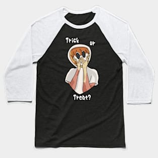 Boo with Text Baseball T-Shirt